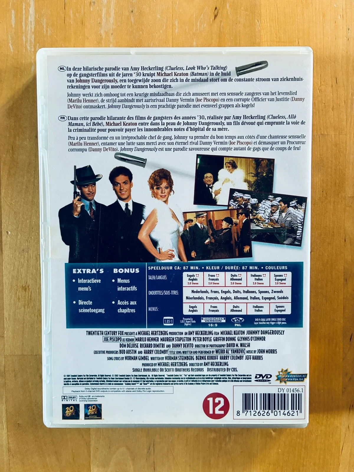DVD Johnny Dangerously. – photo 3